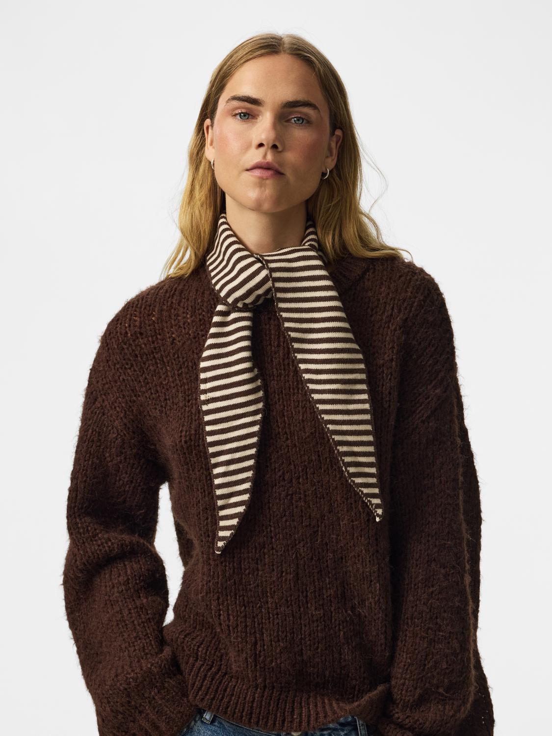 PCKOMMA Scarf - Hot Fudge - VERO MODA & VILA Bergvik